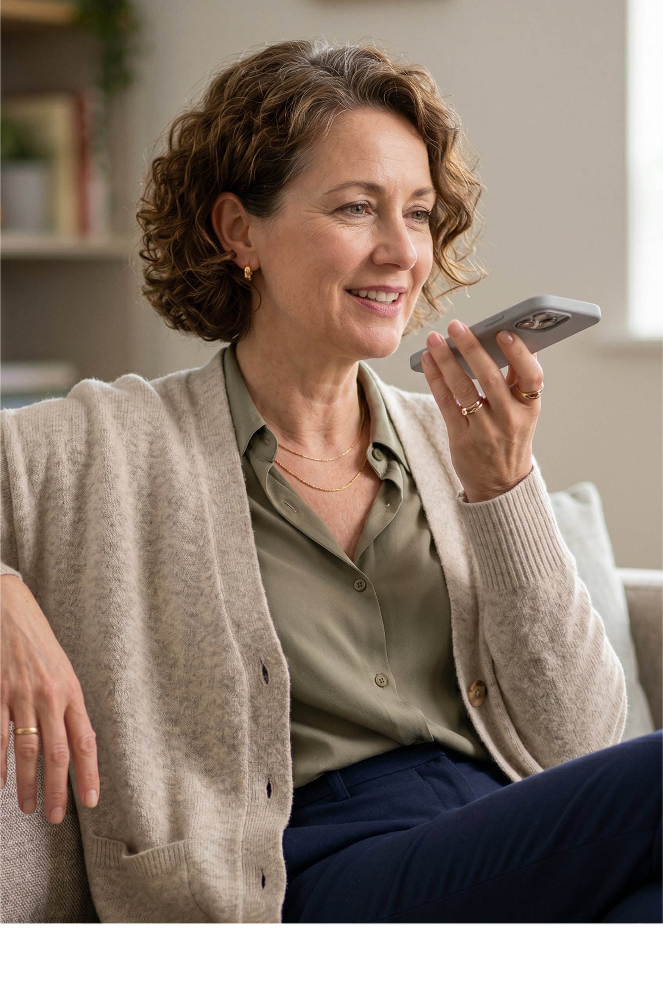 woman on phone