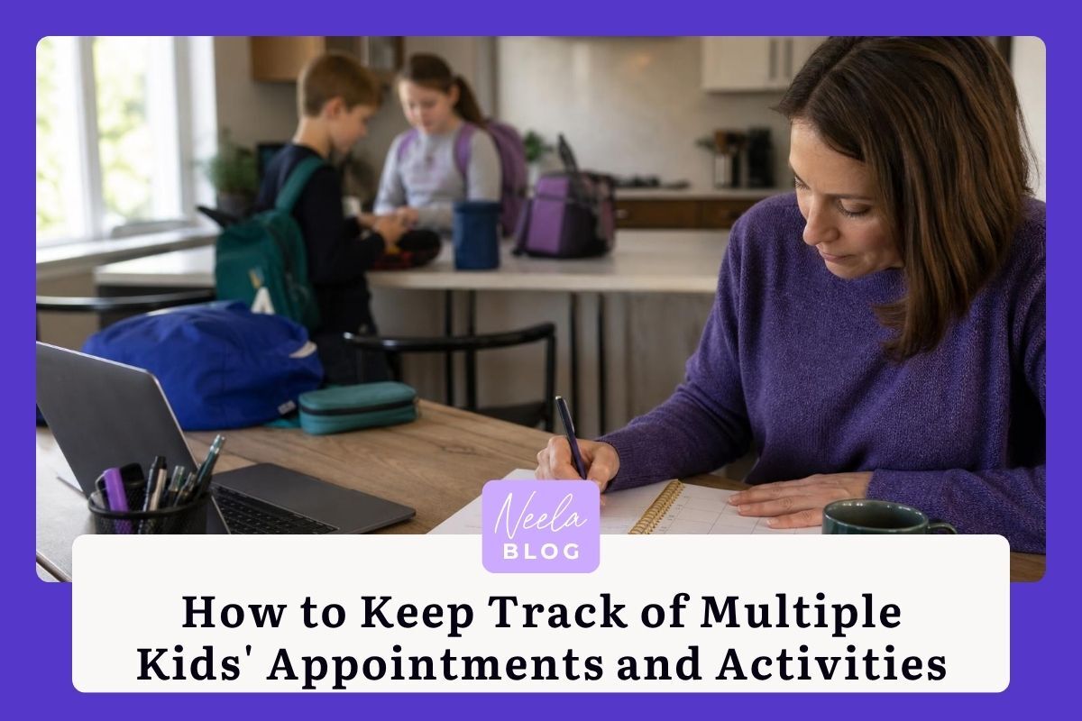 How to Keep Track of Multiple Kids' Appointments and Activities